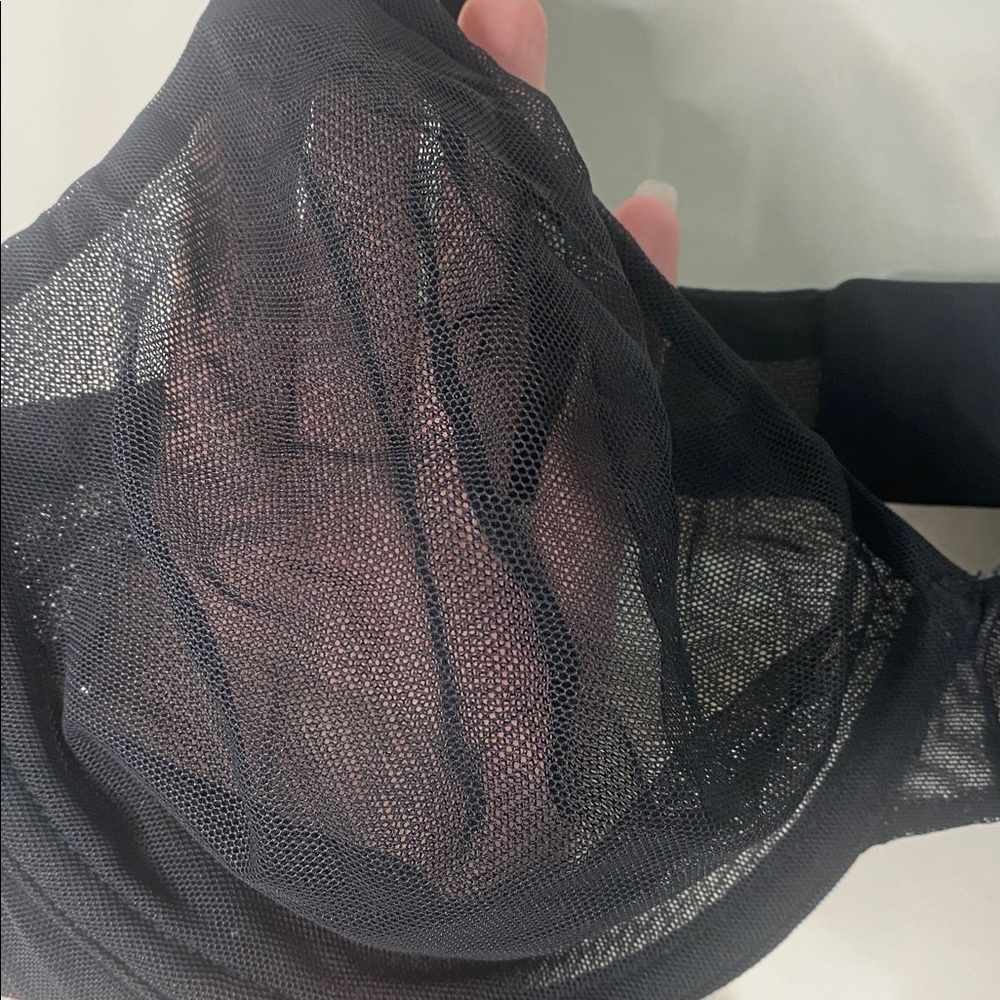 NEW! SKIMS ULTRA UNDERWIRE MESH BRA ONYX - Picture 8 of 8